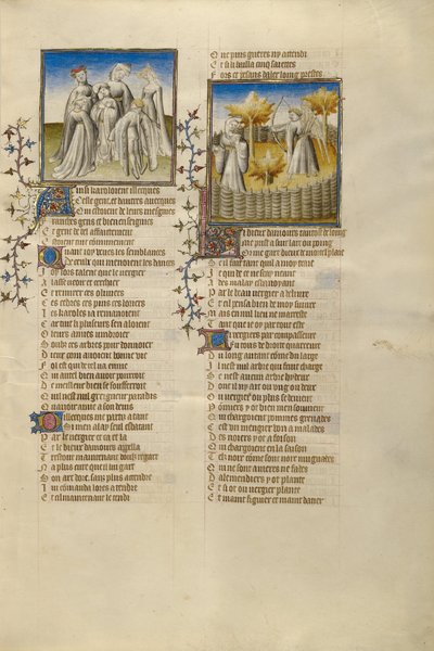 The Lover Surrounded by Dancers; The God of Love Aiming at the Lover by Unbekannt Unbekannt